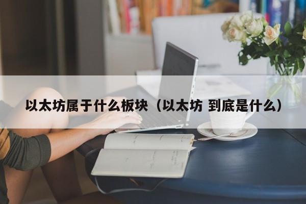 以太坊属于什么板块(以太坊 到底是什么)